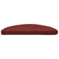 Trapmatten Zelfklevend 5 St 56X17X3 Cm Naaldvilt Rood