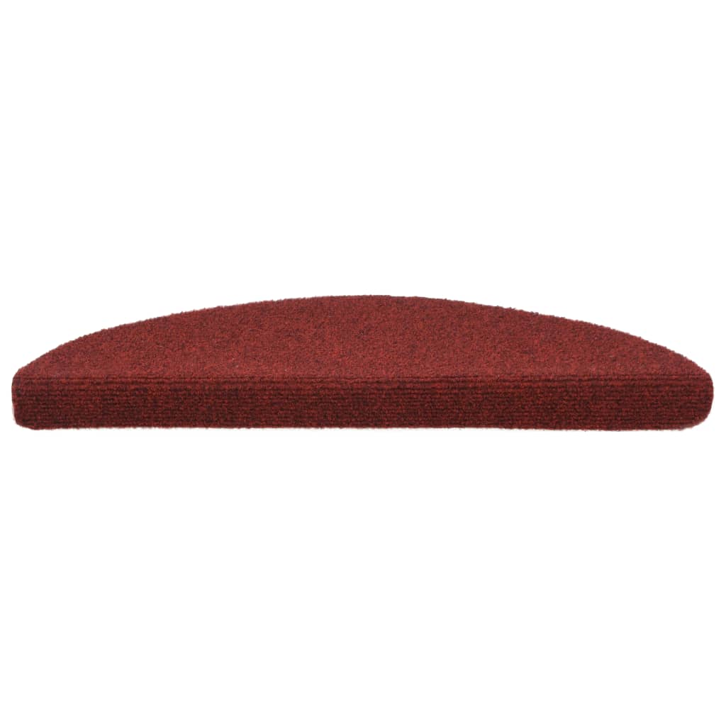 Trapmatten Zelfklevend 5 St 56X17X3 Cm Naaldvilt Rood