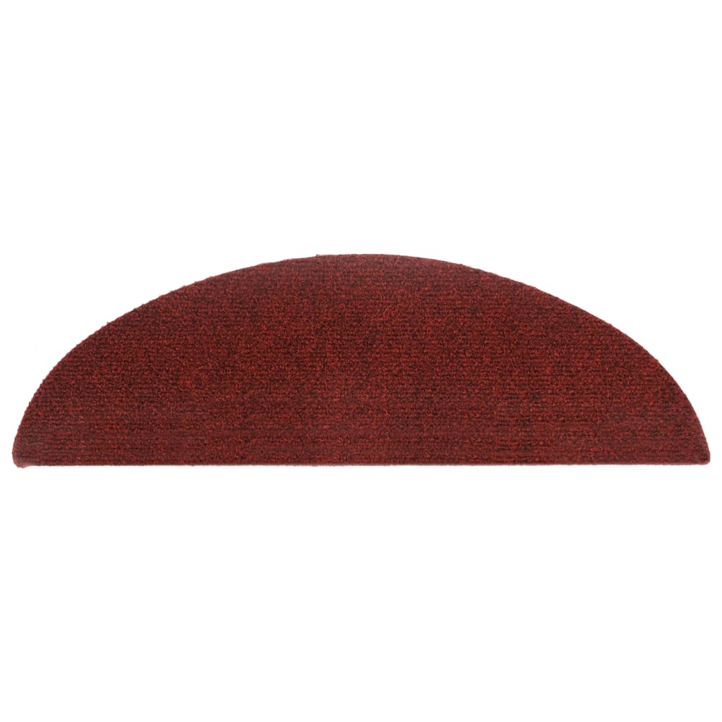 Trapmatten Zelfklevend 5 St 56X17X3 Cm Naaldvilt Rood