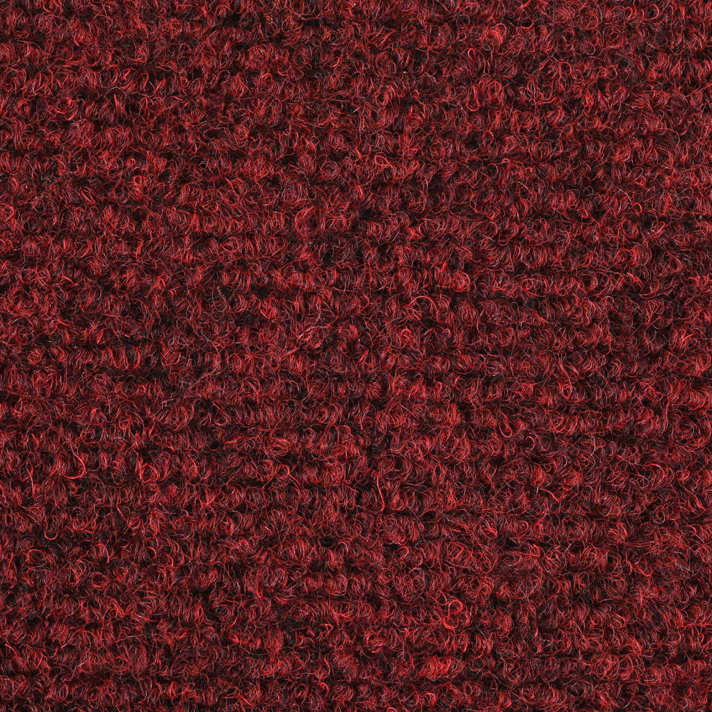 Trapmatten Zelfklevend 5 St 56X17X3 Cm Naaldvilt Rood