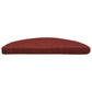 Trapmatten Zelfklevend 10 St 56X17X3 Cm Naaldvilt Rood