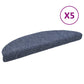 Trapmatten Zelfklevend 5 St 56X17X3 Cm Naaldvilt Blauw
