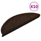Trapmatten Zelfklevend 10 St 56X17X3 Cm Naaldvilt Bruin