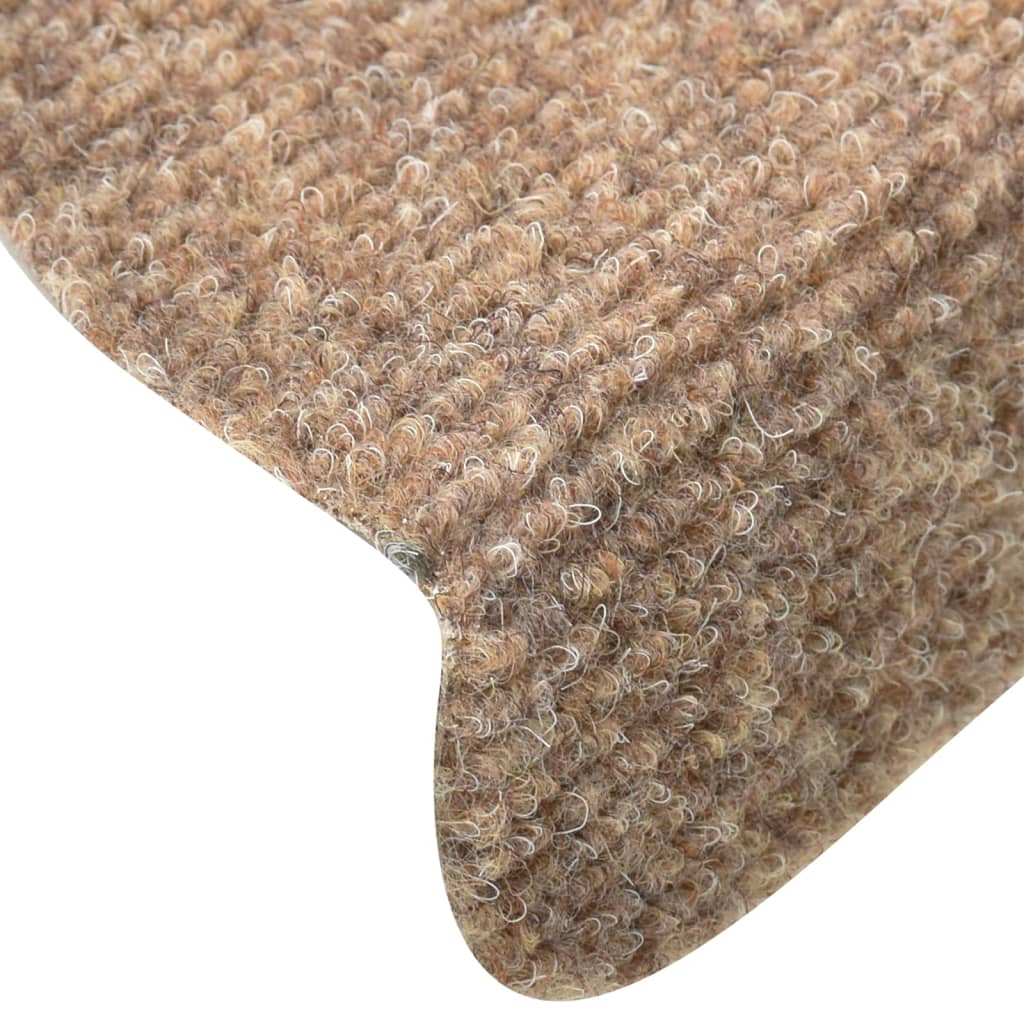 Trapmatten Zelfklevend 10 St 56X17X3 Cm Naaldvilt Crèmekleurig