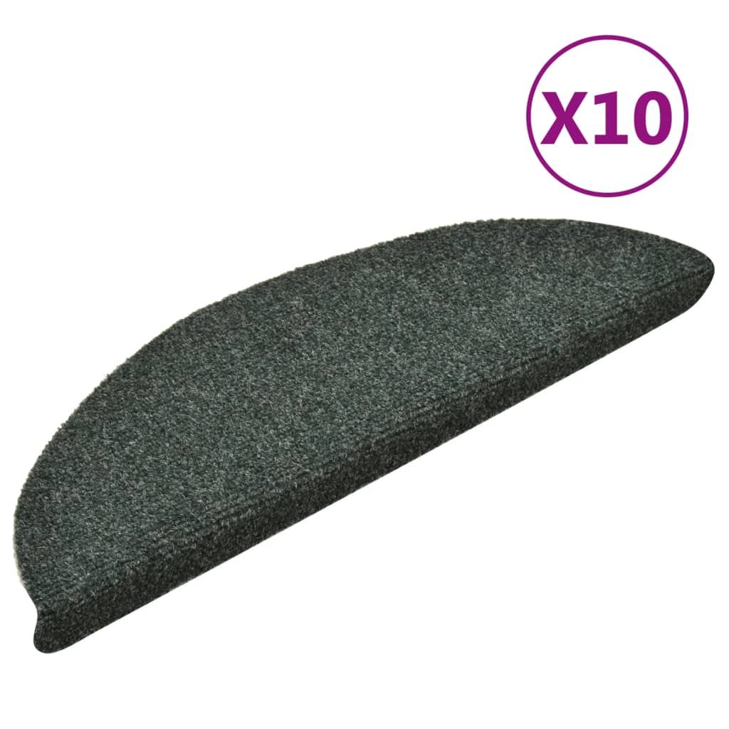 Trapmatten Zelfklevend 10 St 56X17X3 Cm Naaldvilt Groen