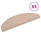 Trapmatten Zelfklevend 5 St 65X21X4 Cm Naaldvilt Bruin