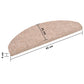 Trapmatten Zelfklevend 5 St 65X21X4 Cm Naaldvilt Bruin