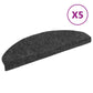 Trapmatten Zelfklevend 5 St 65X21X4 Cm Naaldvilt Donkergrijs