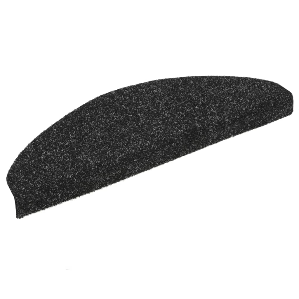 Trapmatten Zelfklevend 5 St 65X21X4 Cm Naaldvilt Zwart