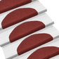 Trapmatten Zelfklevend 5 St 65X21X4 Cm Naaldvilt Rood