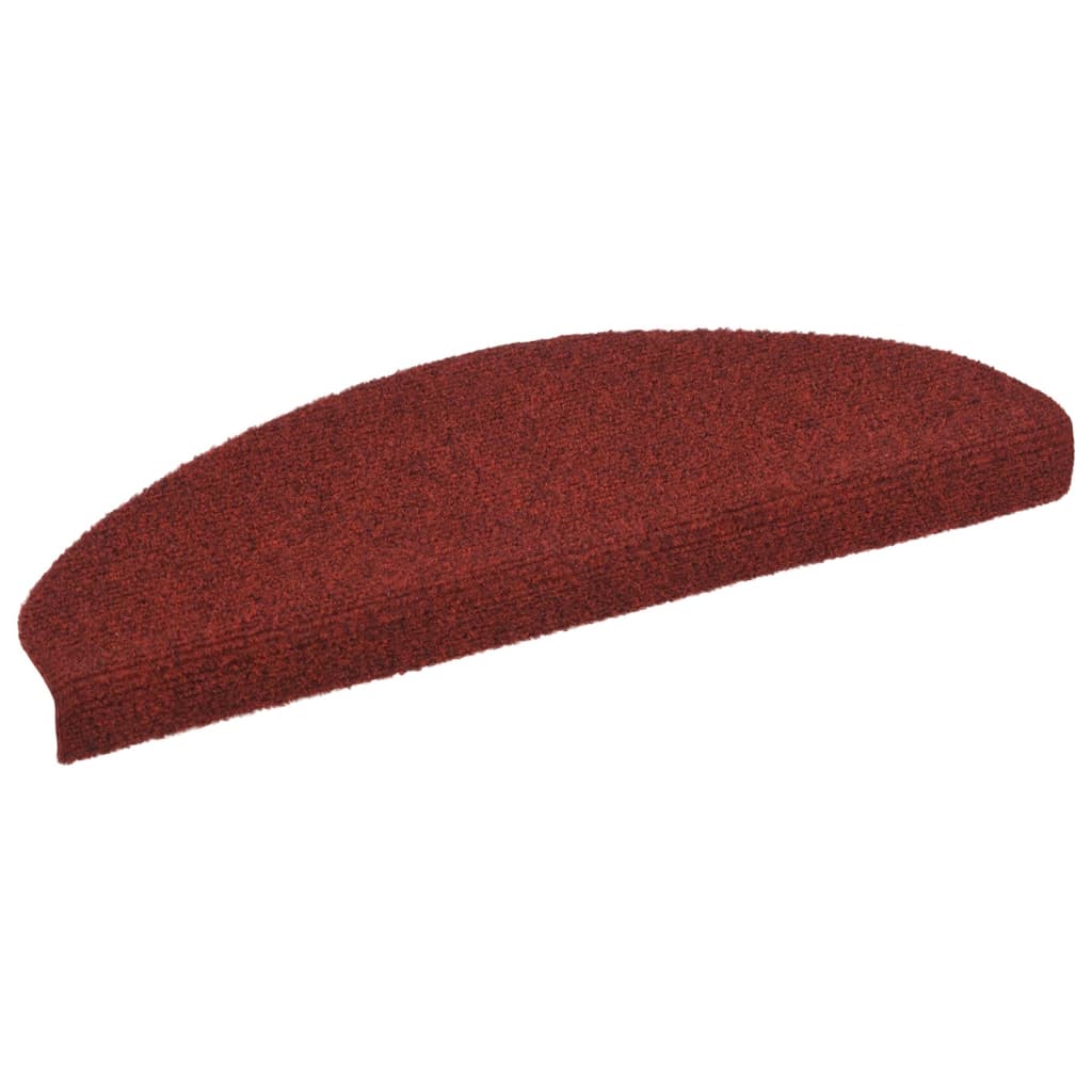 Trapmatten Zelfklevend 10 St 65X21X4 Cm Naaldvilt Rood