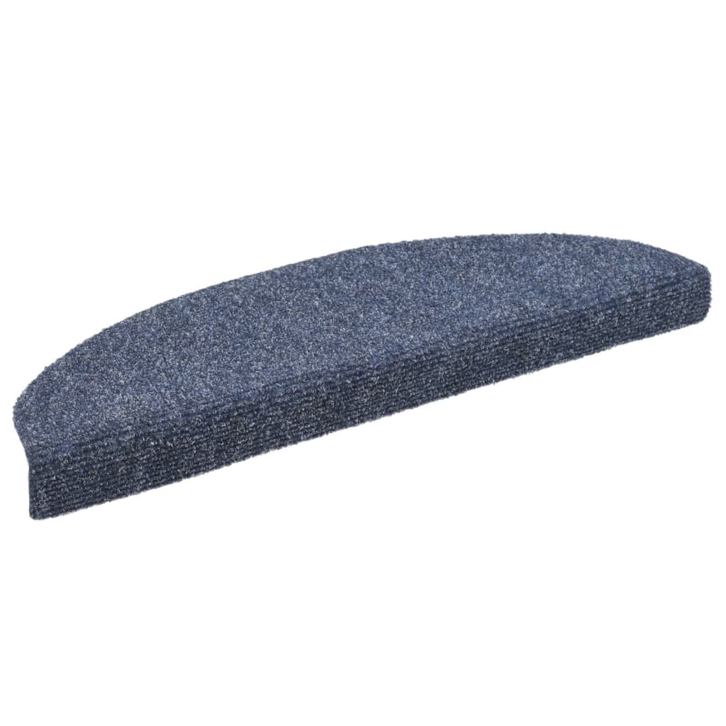 Trapmatten Zelfklevend 5 St 65X21X4 Cm Naaldvilt Blauw