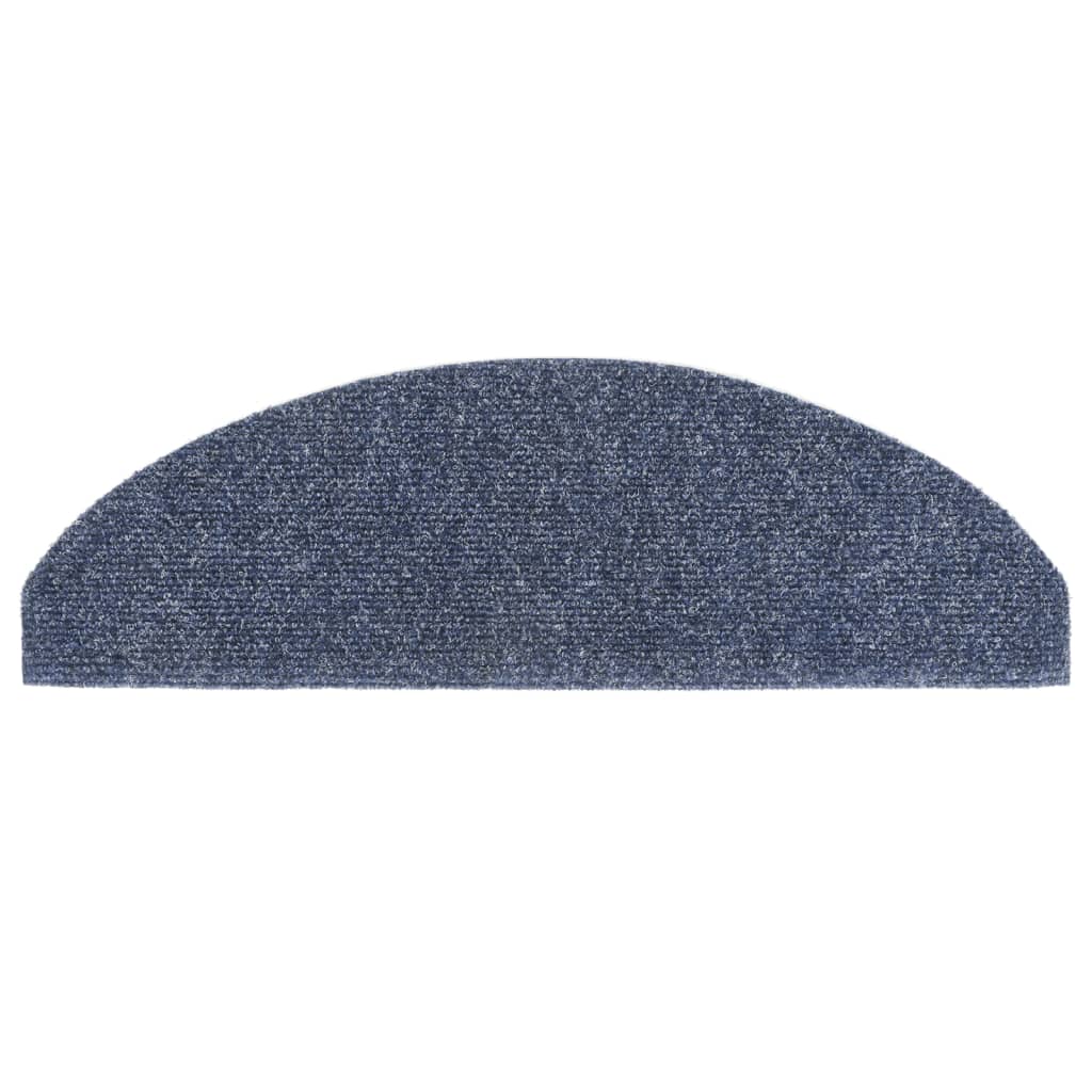 Trapmatten Zelfklevend 5 St 65X21X4 Cm Naaldvilt Blauw