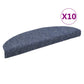 Trapmatten Zelfklevend 10 St 65X21X4 Cm Naaldvilt Blauw