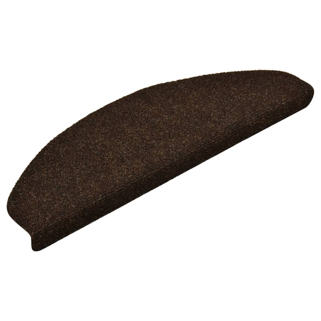 Trapmatten Zelfklevend 10 St 65X21X4 Cm Naaldvilt Bruin