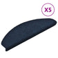 Trapmatten Zelfklevend 5 St 65X21X4 Cm Naaldvilt Marineblauw