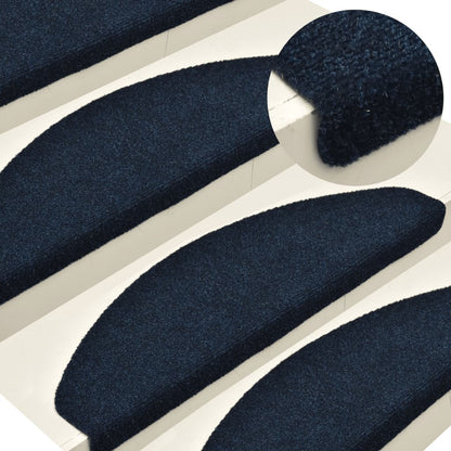 Trapmatten Zelfklevend 10 St 65X21X4 Cm Naaldvilt Marineblauw