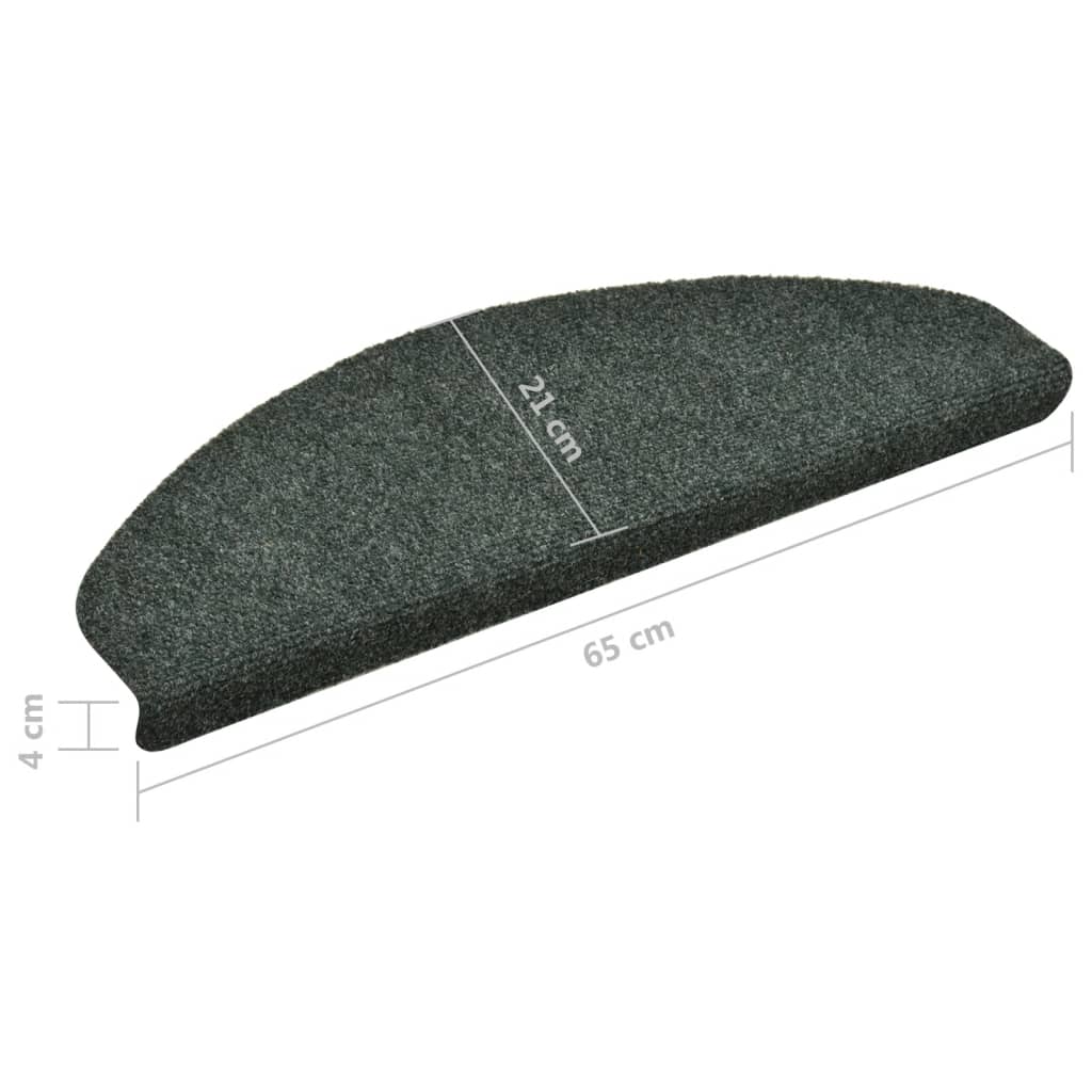 Trapmatten Zelfklevend 5 St 65X21X4 Cm Naaldvilt Groen
