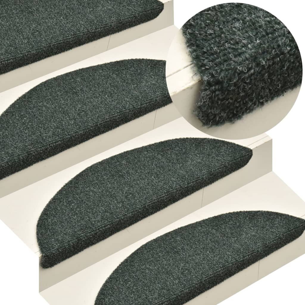 Trapmatten Zelfklevend 5 St 65X21X4 Cm Naaldvilt Groen