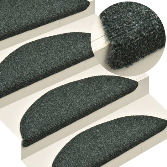 Trapmatten Zelfklevend 5 St 65X21X4 Cm Naaldvilt Groen