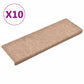 Trapmatten 10 St 65X25 Cm Naaldvilt Bruin