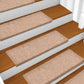 Trapmatten 10 St 65X25 Cm Naaldvilt Bruin