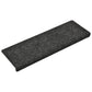 Trapmatten 10 St 65X25 Cm Naaldvilt Grijs