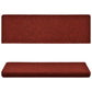 Trapmatten 5 St 65X25 Cm Naaldvilt Bordeauxrood