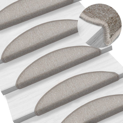 Trapmatten 5 St 56X20 Cm Taupe