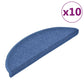 Trapmatten 10 St 56X20 Cm Blauw