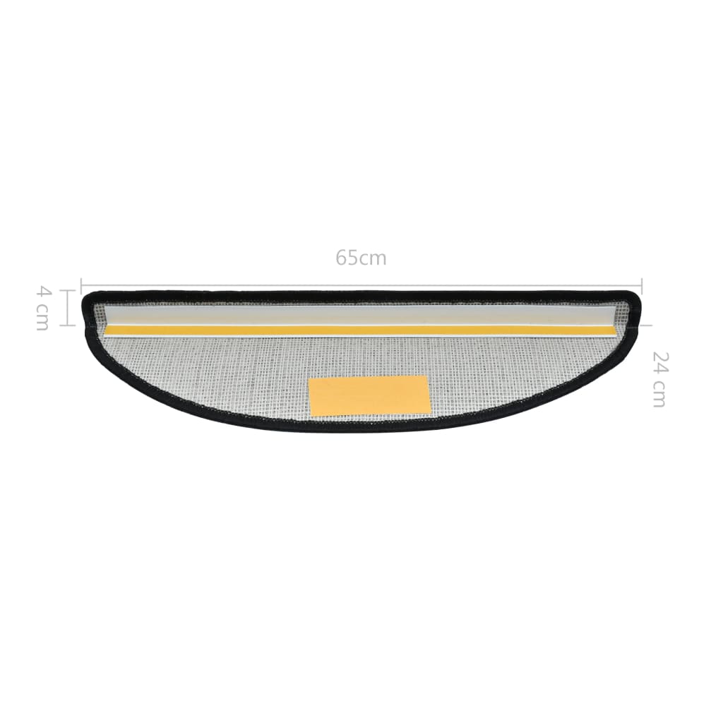 Trapmatten 5 St 65X28 Cm Antracietkleurig