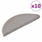 Trapmatten 10 St 65X28 Cm Lichtbruin