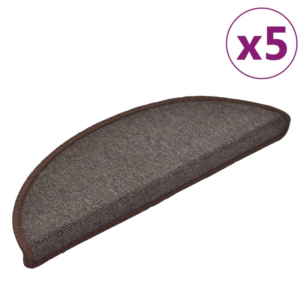 Trapmatten 5 St 65X28 Cm Koffiebruin
