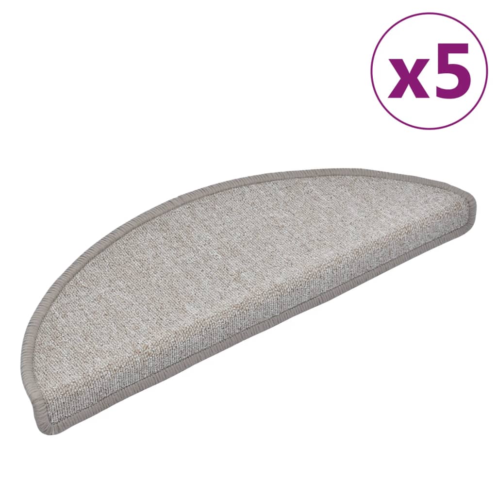 Trapmatten 5 St 65X28 Cm Taupe