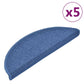 Trapmatten 5 St 65X28 Cm Blauw
