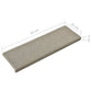 Trapmatten 10 St 65X25 Cm Lichtgrijs