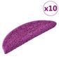 Trapmatten 10 St 56X20 Cm Violet