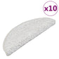Trapmatten 10 St 65X25 Cm Wit