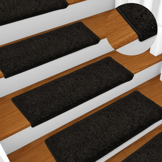 Trapmatten 5 St 65X25 Cm Zwart