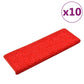 Trapmatten 10 St 65X25 Cm Rood