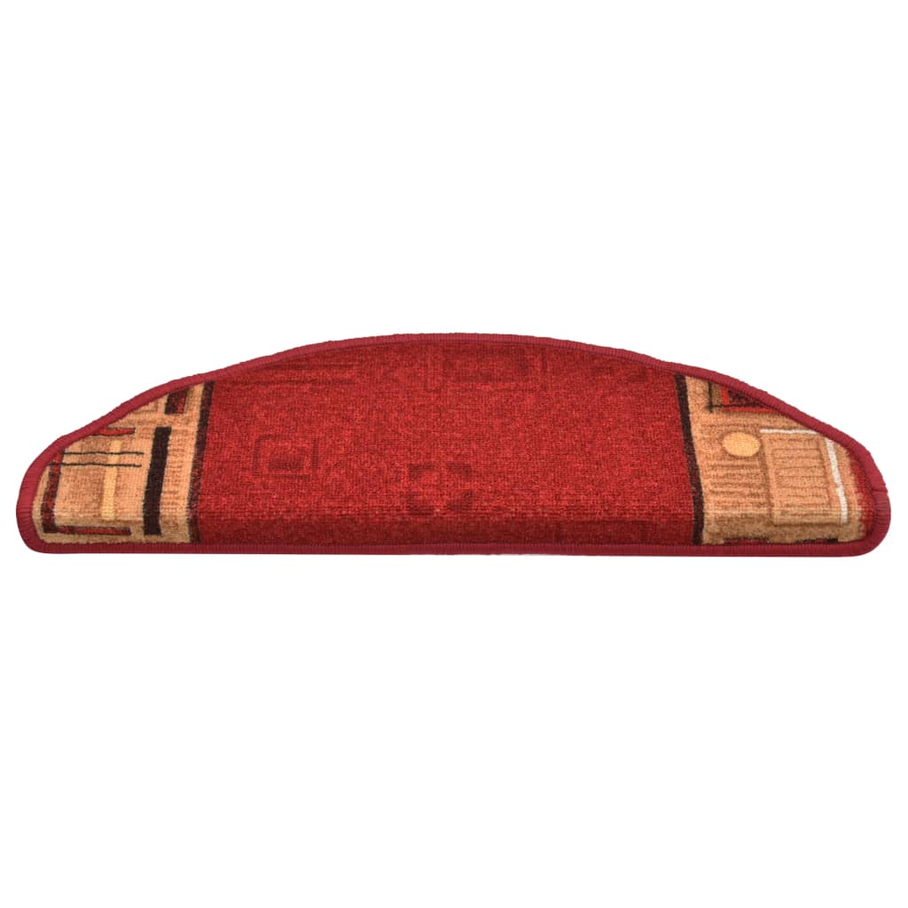 Trapmatten Zelfklevend 5 St 65X25 Cm Rood