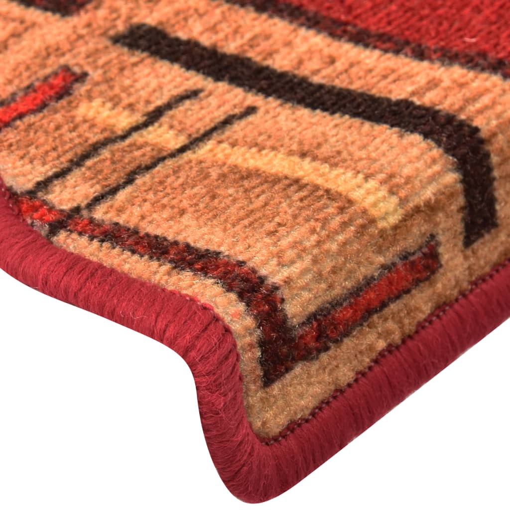 Trapmatten Zelfklevend 5 St 65X25 Cm Rood