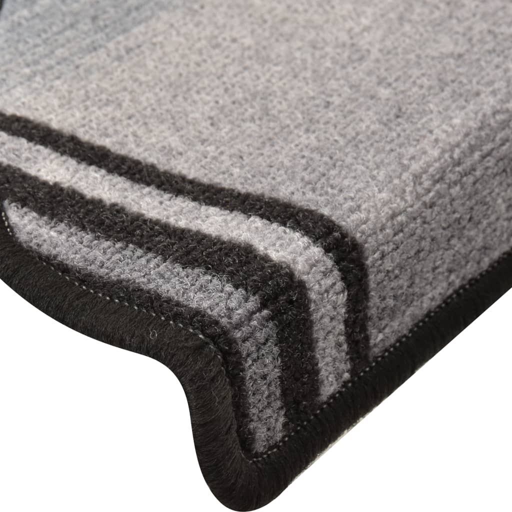 Trapmatten Zelfklevend 5 St 65X25 Cm Zwart En Grijs