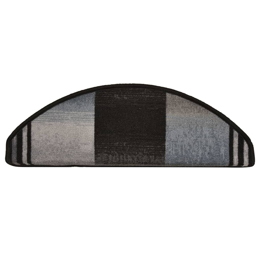 Trapmatten Zelfklevend 10 St 65X25 Cm Zwart En Grijs