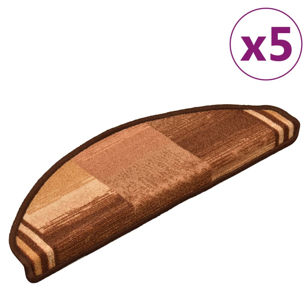 Trapmatten Zelfklevend 5 St 65X25 Cm Bruin