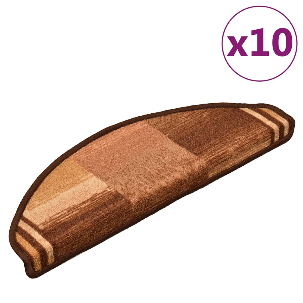 Trapmatten Zelfklevend 10 St 65X25 Cm Bruin