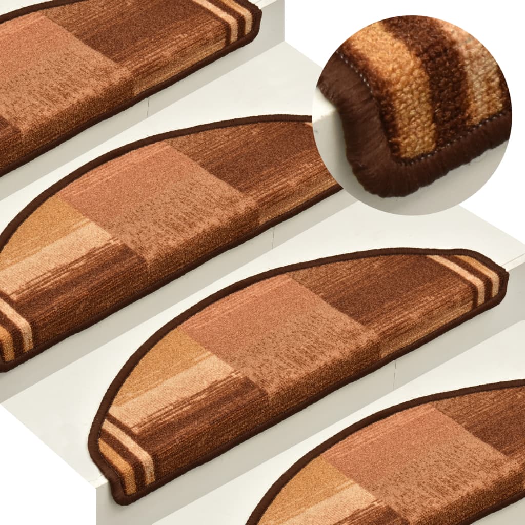 Trapmatten Zelfklevend 10 St 65X25 Cm Bruin