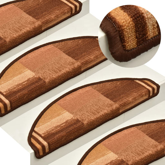Trapmatten Zelfklevend 10 St 65X25 Cm Bruin