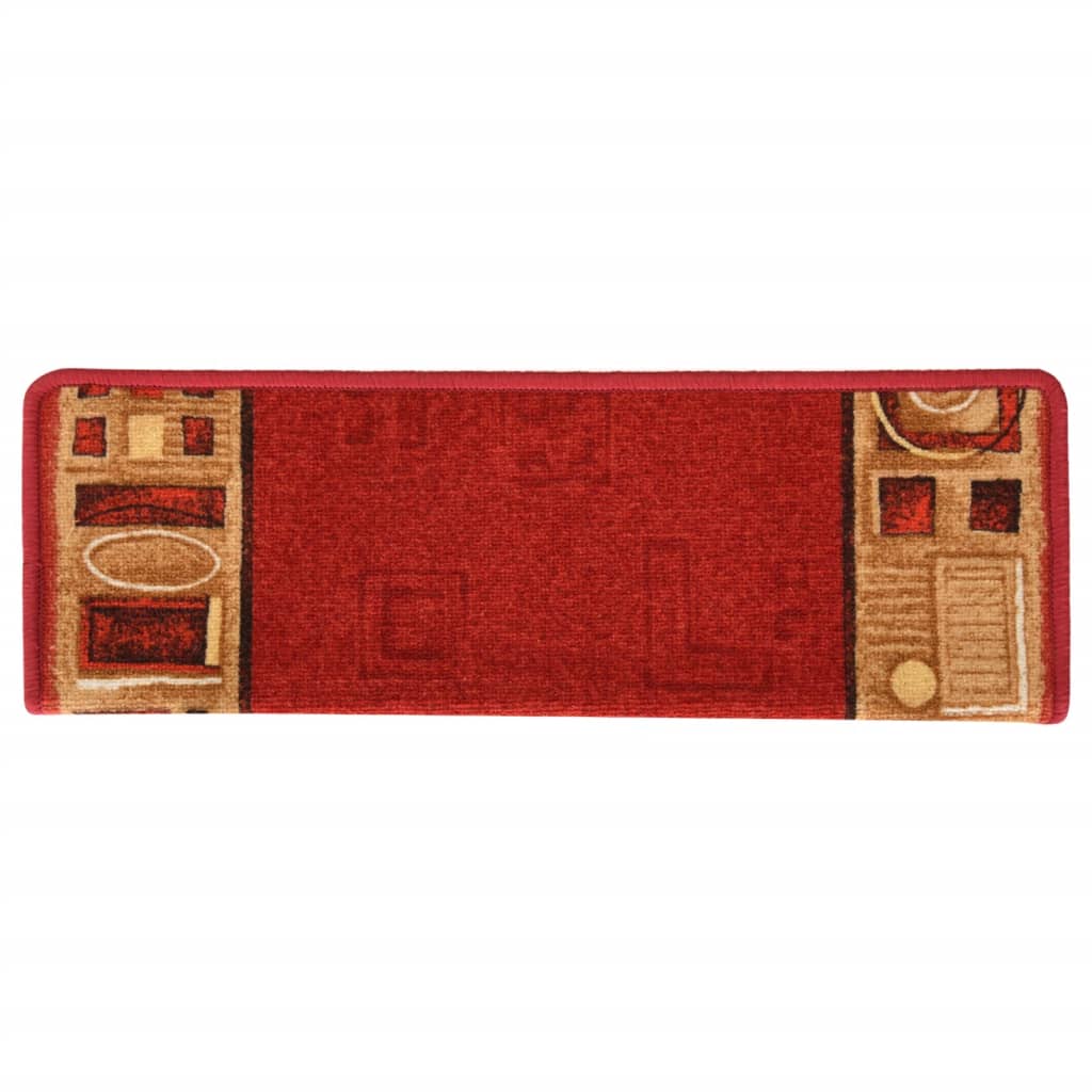 Trapmatten Zelfklevend 5 St 65X25 Cm Rood