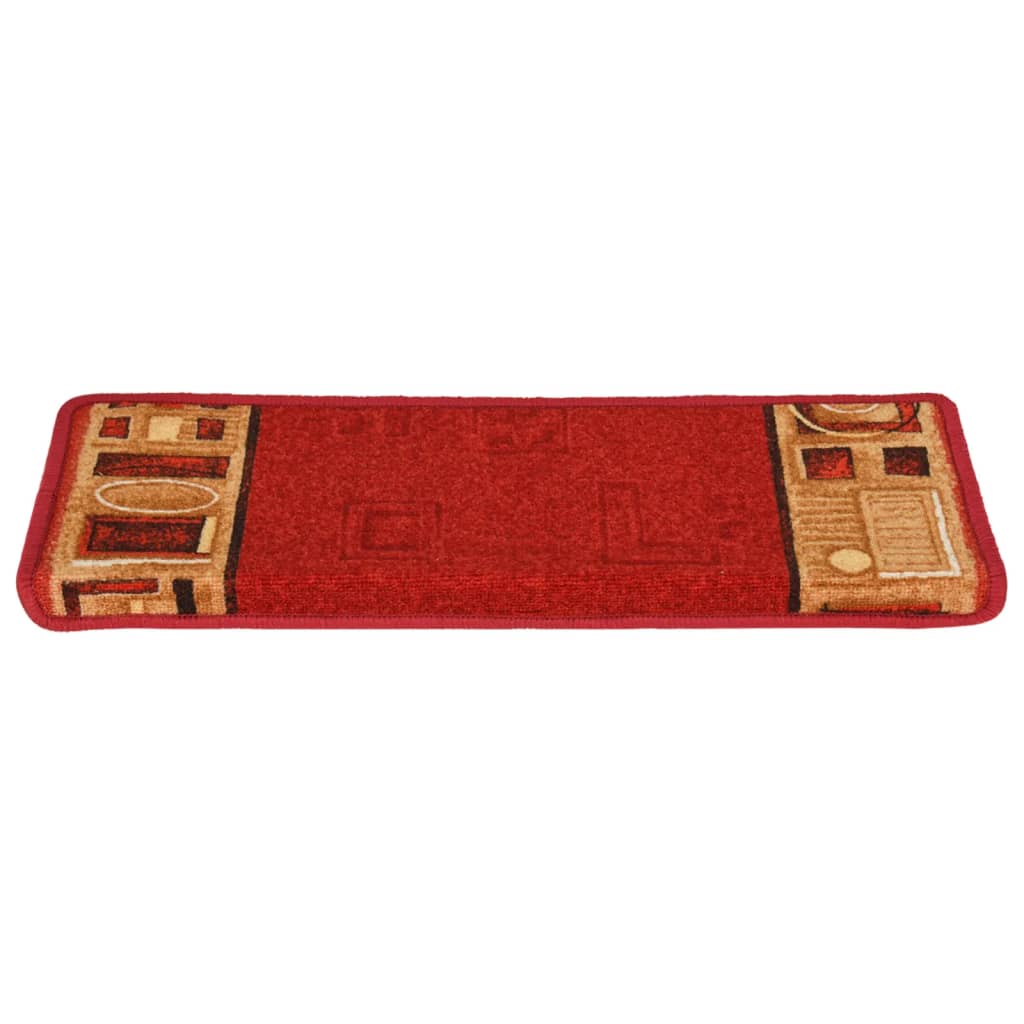 Trapmatten Zelfklevend 5 St 65X25 Cm Rood